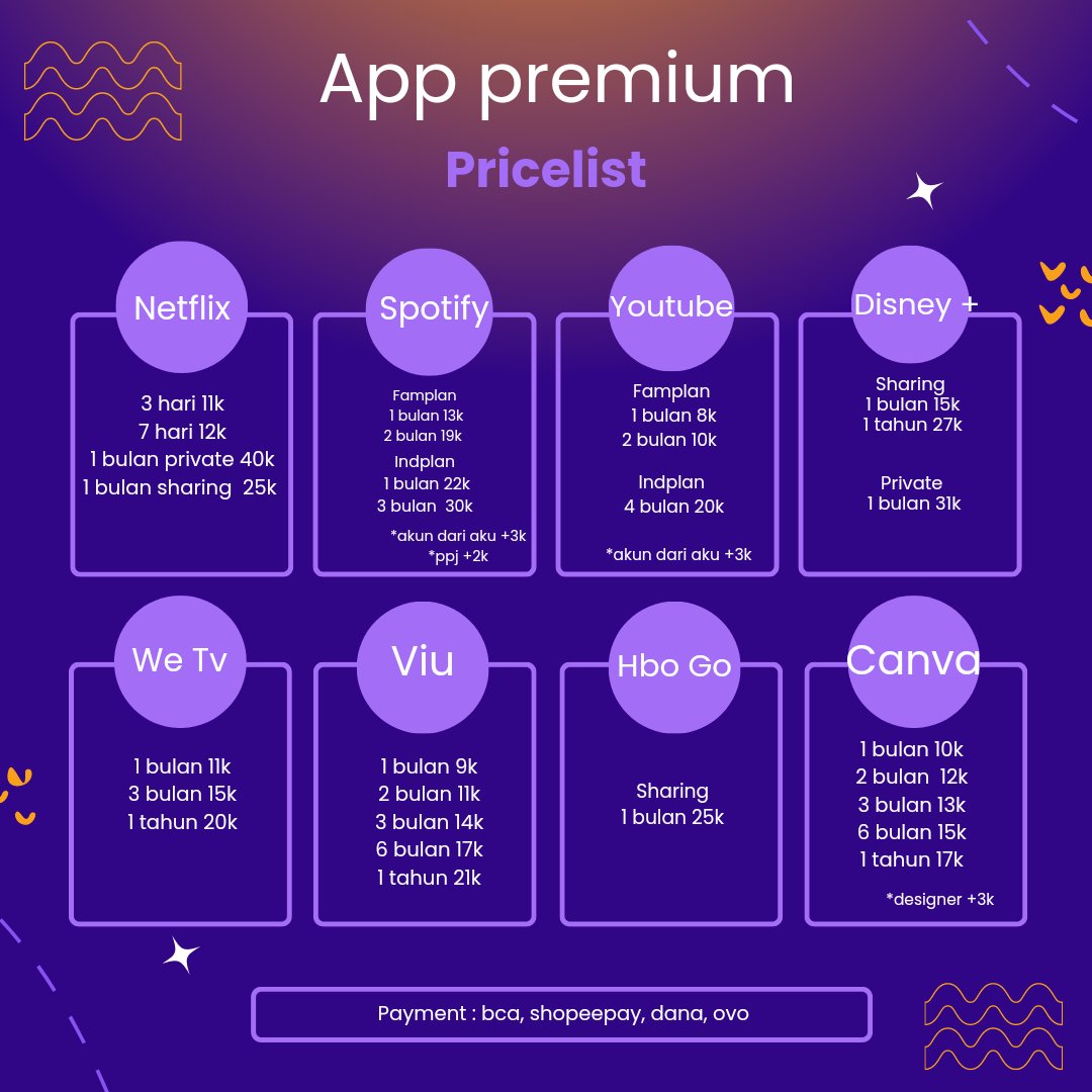 . jual app premium tweet media