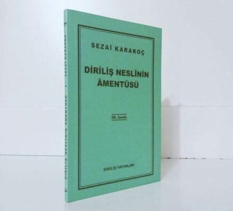 Çekiliş vakti!😊 📣

2023’ün şu ilk günlerinde Sezai Karakoç ağebeyin Diriliş Neslinin Amentüsü kitabını bu gönderiyi paylaşan 10 takipçime hediye etmek istiyorum.

100. yılın muasır medeniyetlerin ötesine geçtiğimiz bir diriliş yılı olması temennisiyle…
#çekiliş #kitapcekilisi
