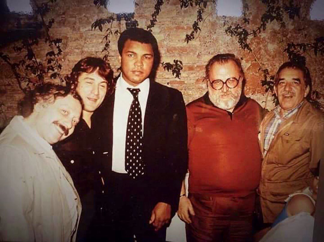 young Robert DeNiro, Muhammed Ali, the director Sergio Leone, & the mind-blowing 