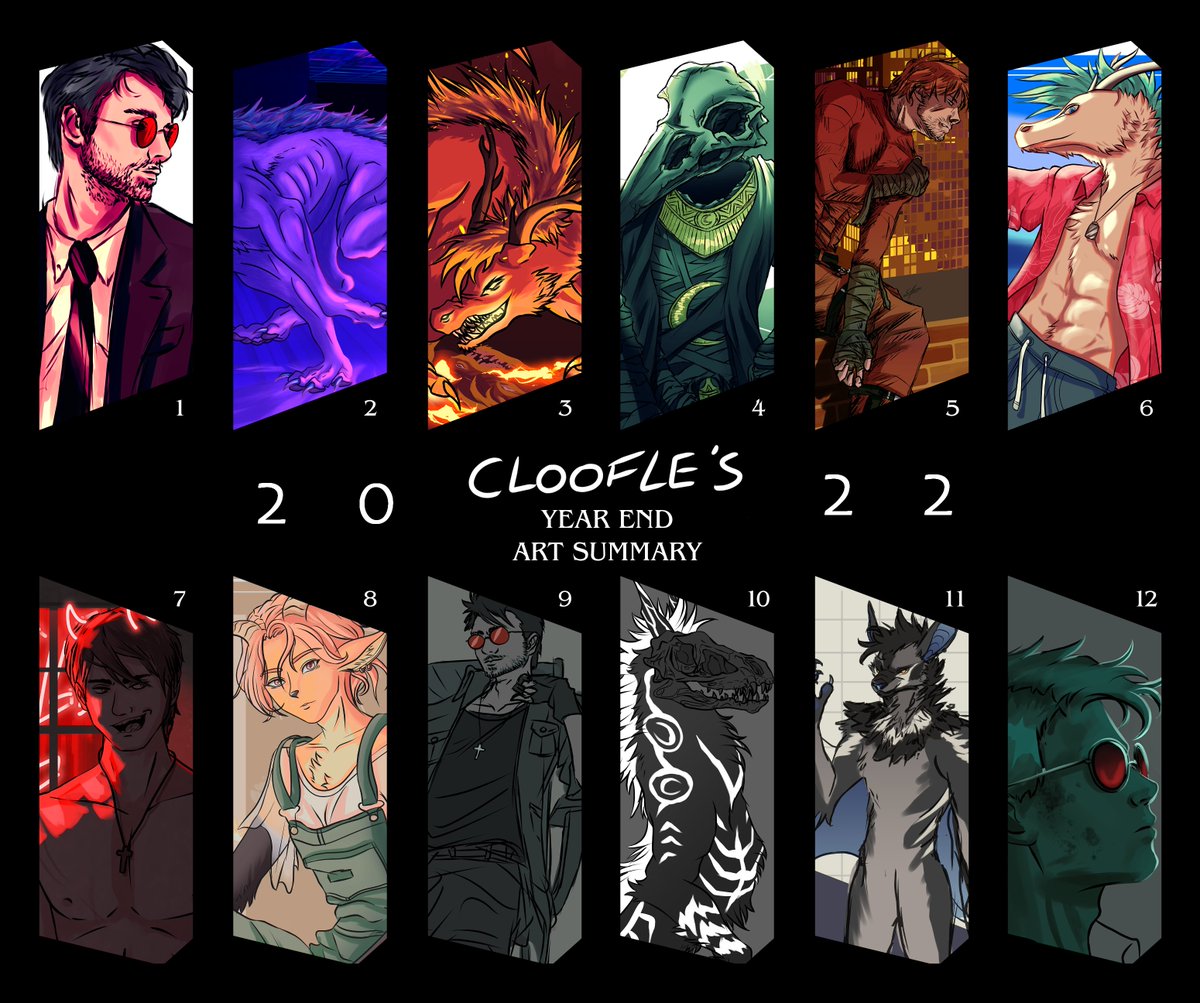 Cloofle_'s tweet photo. Another year of art 🎇

Tried to get some extra pieces finished in december but didn't quite manage it (so you might notice a few WIP's in here). Here we go again. https://t.co/yuFEOiWMjq