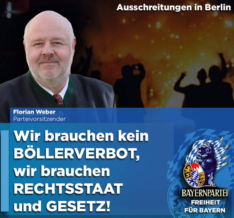 FlorianWeberBP's tweet photo. Die erschreckenden #Ausschreitungen in #Berlin zeigen das politische Versagen dort.
#BerlinerVerhältnisse müssen überall vermieden werden.
Ein #Böllerverbot hilft hierbei nicht, eine Debatte darüber warum #Integration und #Rechtsstaat in #Berlin gescheitert sind aber sehr wohl. https://t.co/6JKrblnxBN