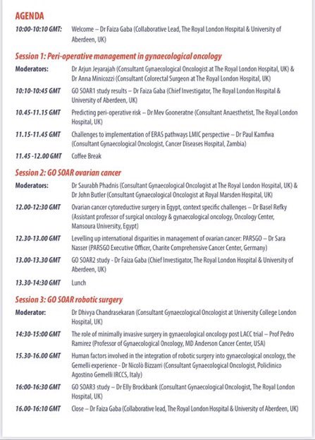 GO SOAR (@gosoar2) on Twitter photo Just 6 weeks until our annual GO SOAR scientific meeting! Do join us for what promises to be an informative day. Register at qmul-ac-uk.zoom.us/webinar/regist…
Hope to see you all soon! <a href="/ESGO_society/">ESGO</a> <a href="/ENYGO_official/">European Network of Young Gynae Oncologists</a> <a href="/BGCS_org/">BGCS</a> <a href="/BgcsFellows/">BGCS fellows</a> <a href="/SGO_org/">SGO</a> <a href="/IGCSociety/">IGCS</a> <a href="/IJGCfellows/">IJGC Fellows</a> <a href="/EGOS_goEgypt/">EGOS</a> Just 6 weeks until our annual GO SOAR scientific meeting! Do join us for what promises to be an informative day. Register at qmul-ac-uk.zoom.us/webinar/regist…
Hope to see you all soon! <a href="/ESGO_society/">ESGO</a> <a href="/ENYGO_official/">European Network of Young Gynae Oncologists</a> <a href="/BGCS_org/">BGCS</a> <a href="/BgcsFellows/">BGCS fellows</a> <a href="/SGO_org/">SGO</a> <a href="/IGCSociety/">IGCS</a> <a href="/IJGCfellows/">IJGC Fellows</a> <a href="/EGOS_goEgypt/">EGOS</a>