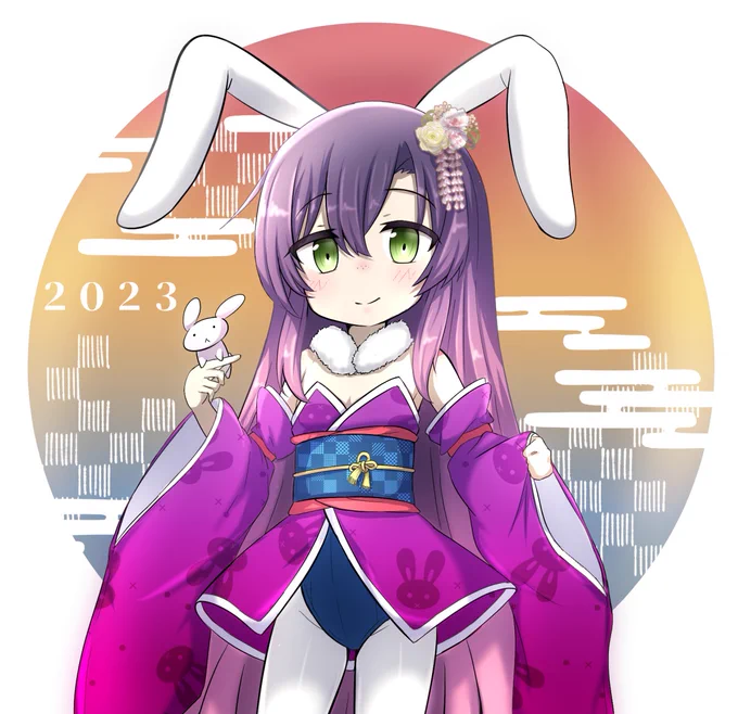 うちで兎といえば松輪ちゃん皆様本年もどうぞよろしくお願いいたします 