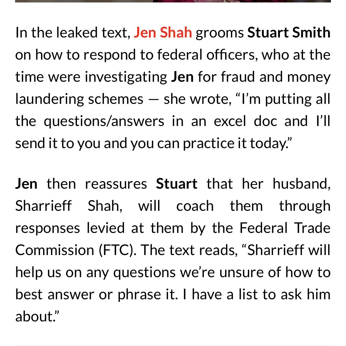 _happilyMarreed's tweet photo. IM SO SICK OF THE JEN SHAH CRIME FAMILY
#jenshah & #stuartsmith were being watched by the Feds since 2013.They would close up FRAUD SHOPS & reopen under a different name. In 2018 Coach helped them answer questions FTC investigated ⬇️⬇️ #RHOSLC https://t.co/GK5mrCkEfW