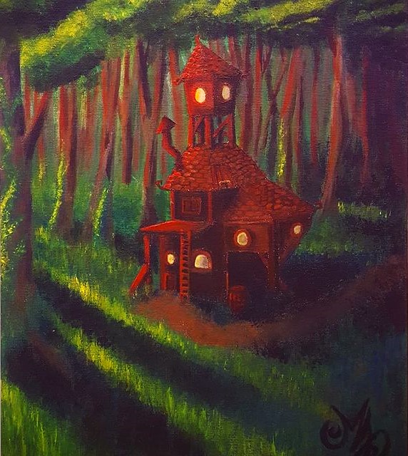 Noctwinter_'s tweet photo. Cabane dans les bois.
Peinture fait à l'acrylique 
#peinture #paint #art #dessin https://t.co/zGgZ1zmGoQ