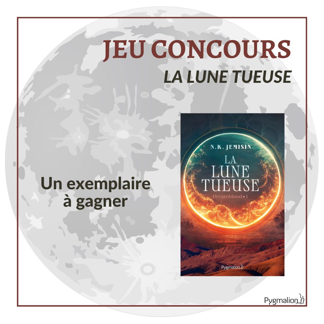 #jeuconcours 

Pour tenter de remporter 1 ex. de La Lune tueuse, rien de plus simple:
👉 Follow;
👉 RT.
Le gagnant sera tiré au sort et contacté par MP lundi prochain. Bonne chance 🍀

#fantasy #livre #livres #livreaddict #book #books #booklover