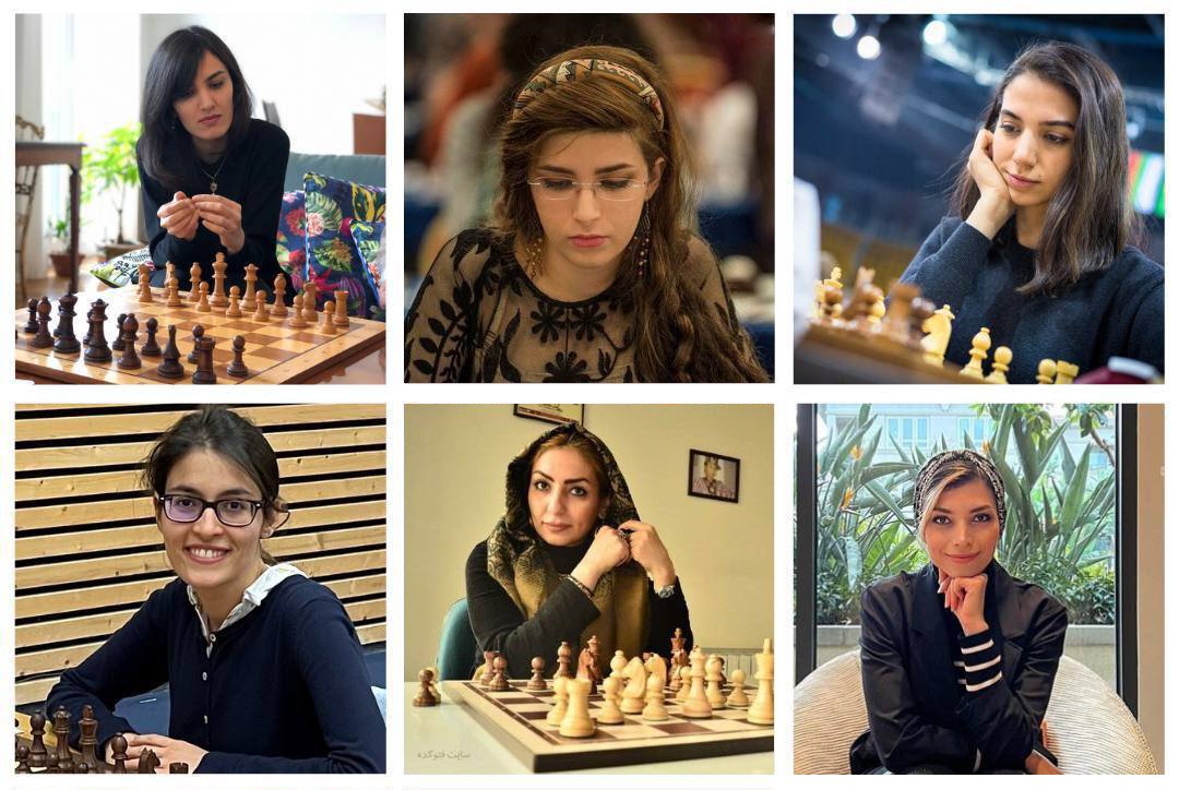 ❤️All 6 Iranian female Chess Grandmasters have defected! Atousa Pourkashiyan and Dorsa Derakhshani will play with the 🇺🇸 flag, Ghazal Hakimifard with the 🇨🇭 flag, Mitra Hejazipour with the 🇫🇷 flag, Sara Khadem migrated to 🇪🇸. Fun fact: The word Checkmate originated from Persia
