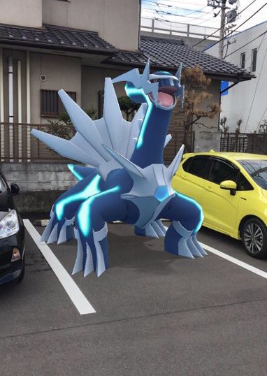 Dialga took the parking spot