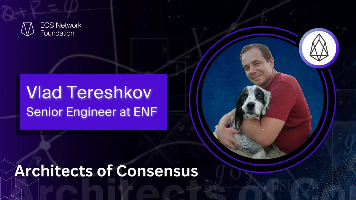 "I am really proud to be a contributor to #EOS, as an engineer with the $EOS Network Foundation. This is the most exciting and powerful blockchain project I’ve ever worked on." -  🗣️ Vlad Tereshkov, #ENF Senior Engineer

Read the full interview 👇
eosnetwork.com/blog/architect…