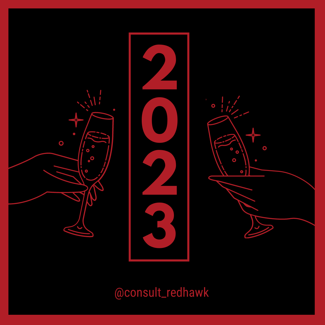 RedHawkIS's tweet photo. 2022 was filled with many lessons and blessings. As always we are excited to continue on our journey. Wishing everyone a year of clarity and expansion. Happy New Year!

#happynewyear #2023 #chicagobusiness #redhawk https://t.co/ZZsAhjaIdI