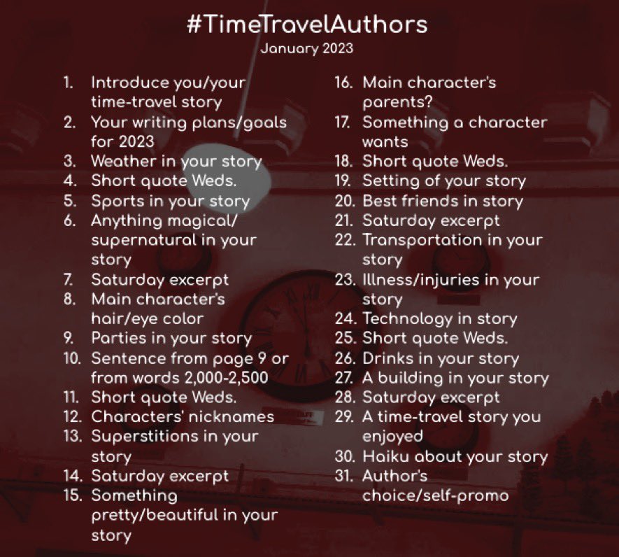 KLSmall_Author's tweet photo. Day 2 - 2023 Goals
My goal for THE MAGIC CAROUSEL is to publish this MG time travel fantasy in July on National Carousel Day.
#TimeTravelAuthors #MagicCarousel #WritingCommunity #mg #carousel https://t.co/0lcBhjd1KF