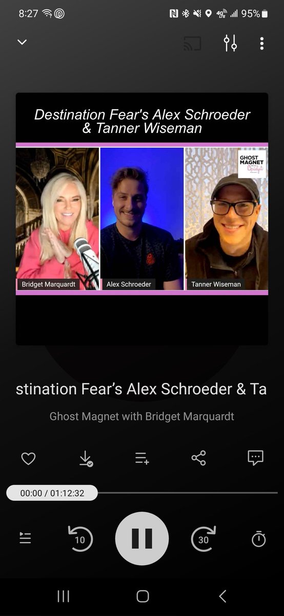 spnluvermommyx3's tweet photo. This makes my Monday so much better!! @Bridget @hollymadison @RobCohenTV @Tanner_Wiseman @Alex_Schroeder4 #girlsnextlevel #ghostmagnet #DestinationFear #favpods https://t.co/V0w9z3fbwv
