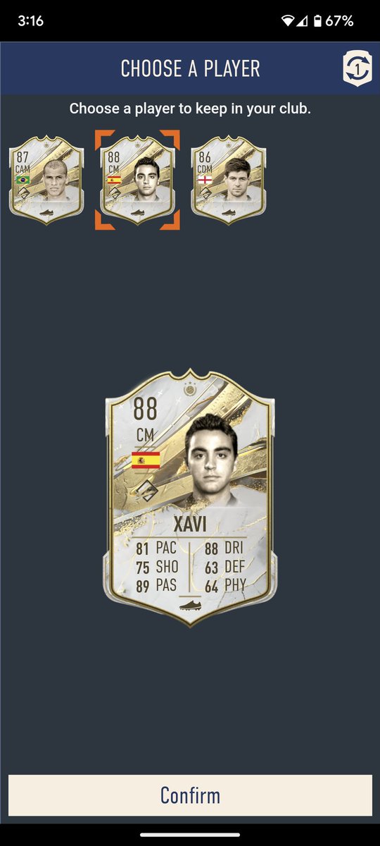 JeffWaraksa's tweet photo. @Kimpembro @FUTCoder @fleck_gfx Picked Xavi 😔 https://t.co/LIa8UppzoO