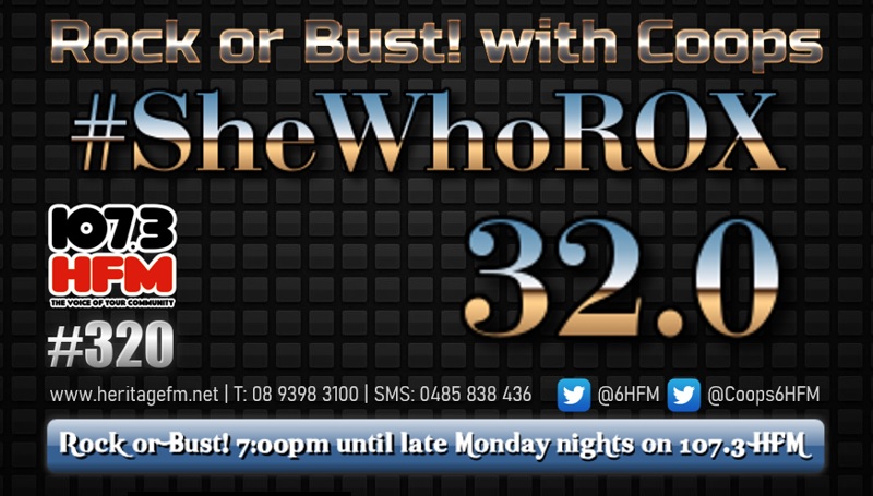 6HFM's tweet photo. #AsItHappened: Check out the #playlist from the 32nd #SheWhoROX episode of #ROCKorBUST with @Coops6HFM on @6HFM (Monday 02-Jan-2023) #1073HFM #CommunityRadio #Rock #AustralianMusic #AusMusic @amrap_cbaa #AUS #WAM #FemaleFronted #FemaleArtist https://t.co/0Ao76MHUuw #AusAirplay https://t.co/5UXmeBLkIR
