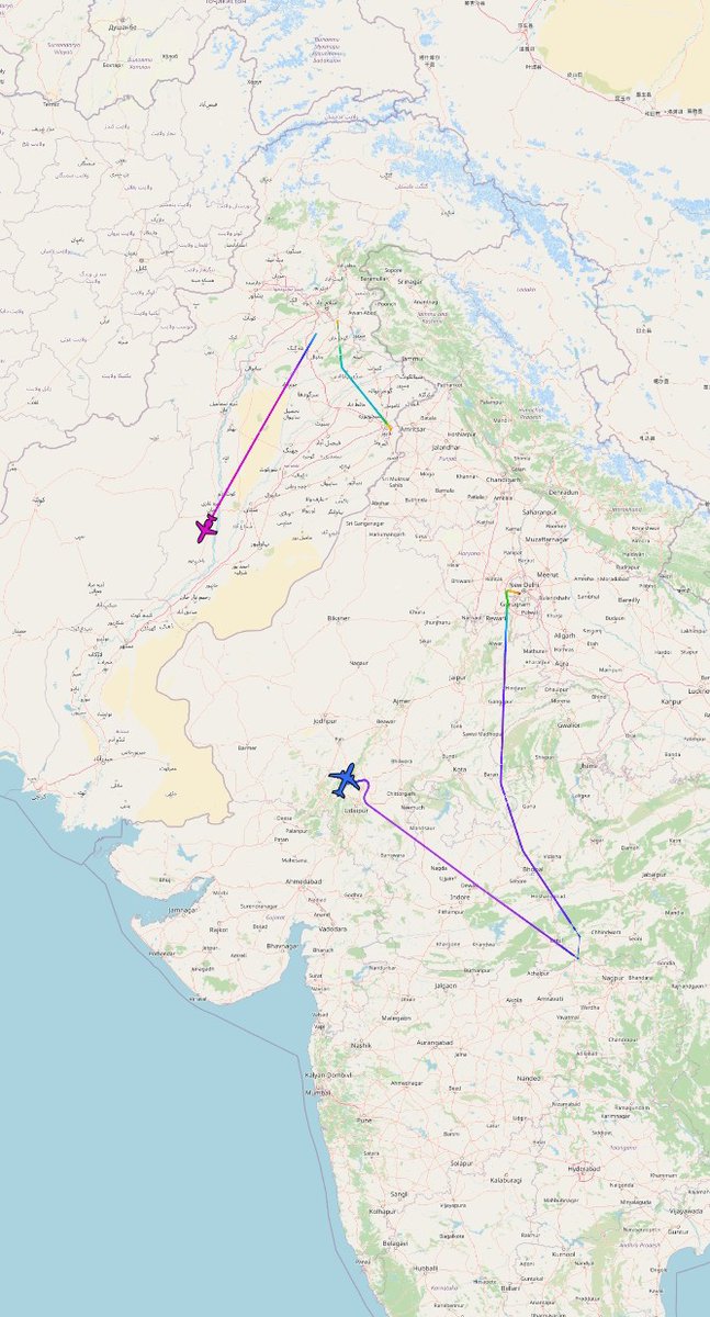 Pakistani Air Force PAF755 J-755 #762AF3
🇮🇳 Indian Air Force INDIA1 K5014 #8002FB

#IndiaPakistanBorder
#IndianSubcontinent

Gulfstream G-IV(SP) 
Boeing 737-7H1 BBJ