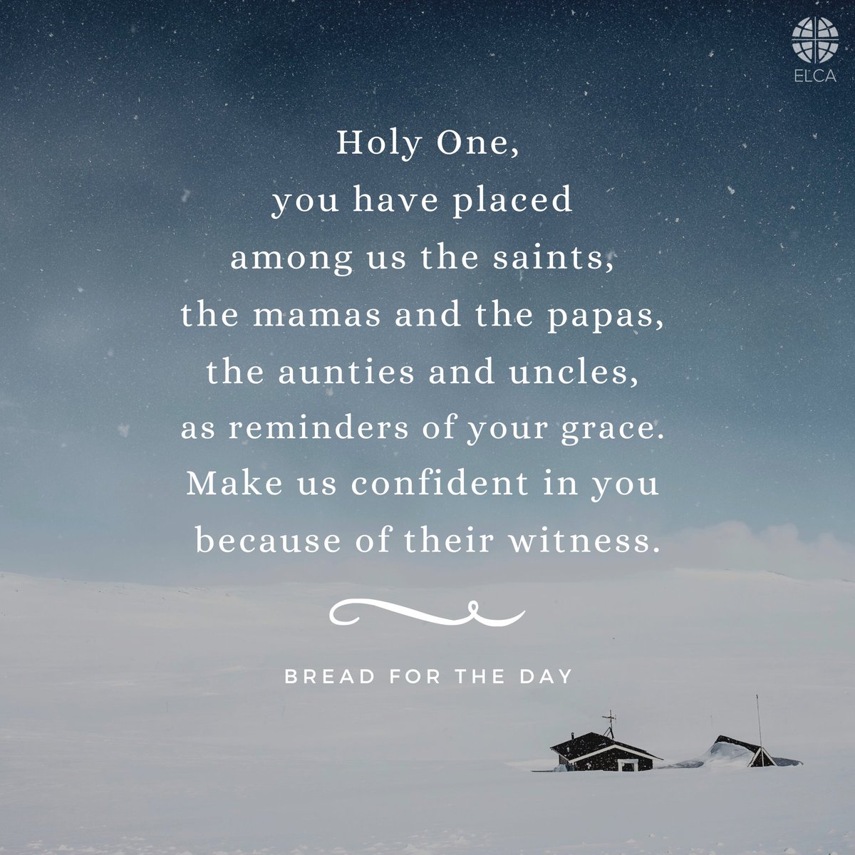 On this ninth day of Christmas, let us give thanks and pray for our family.