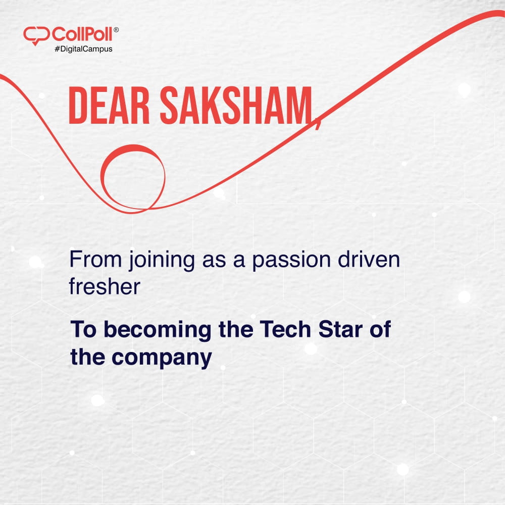 digii__official's tweet photo. Many Congratulations Saksham Gupta on completing three amazing and inspiring years at CollPoll. Thank you for showing tremendous willpower and a strong determination in leading CollPoll to greater heights. Wishing you the best on your work anniversary! #EdTechItUp https://t.co/XeJIlbY3dX
