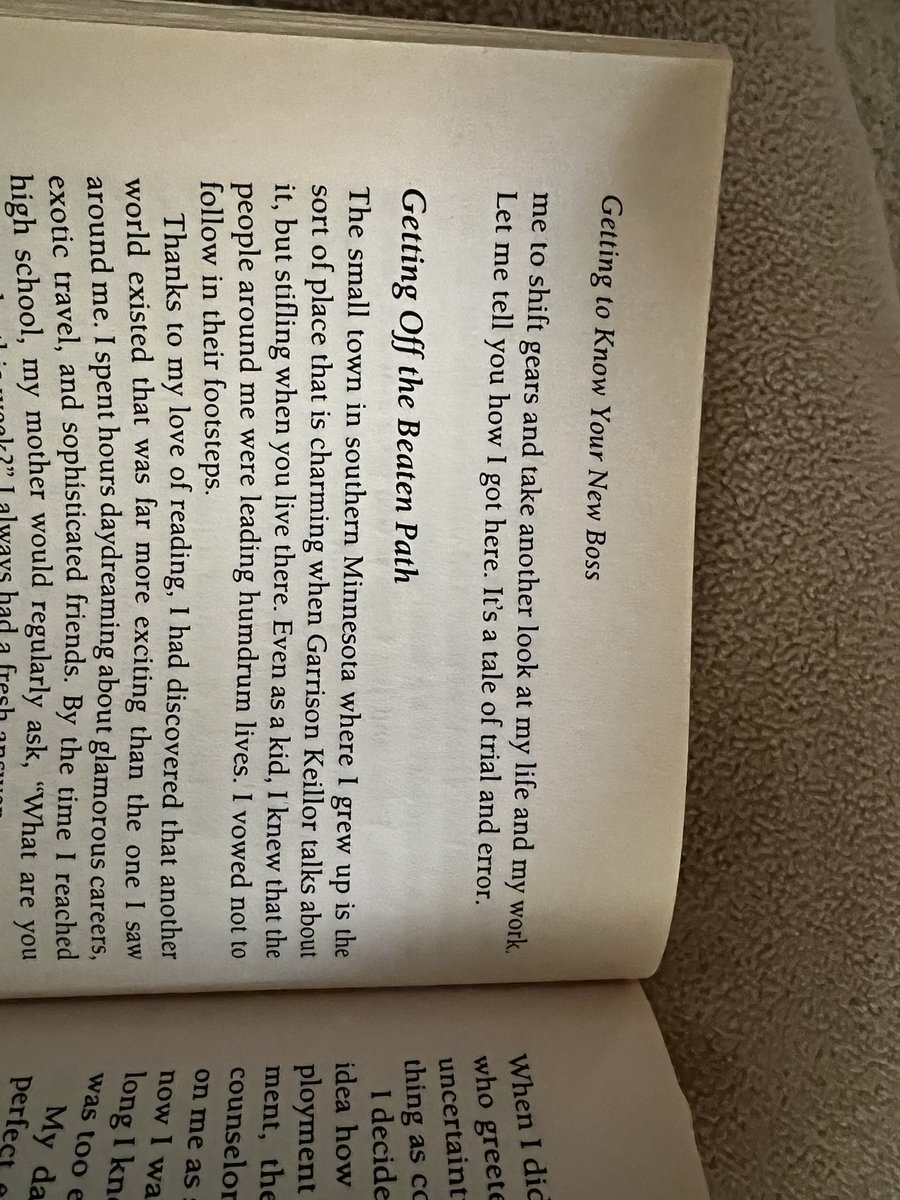 @DoroLef @TripFiction @suziday123 @Nicolette_O @LindaPeters64 @NYCapricorn @MadHattersNYC @quirkytraveller @NicoleCPonce @jollyhobos @LitalistBooks Wow, this was a perfect exercise. I picked my friend’s book, she passed away last year. 😩 Page 12 is “getting off the beaten path.” Barbara was always my secret mentor. 🥰🥰 #BookTwitter #readtotravel #verbatimjourney #travel