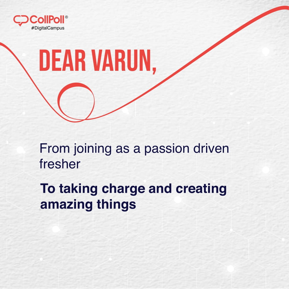 digii__official's tweet photo. Many Congratulations Varun Soni on completing three amazing and inspiring years at CollPoll. Thank you for showing unwavering commitment, and a strong determination in leading CollPoll to greater heights. Wishing you the best on your work anniversary! #EdTechItUp https://t.co/hxh1fHgvQ7