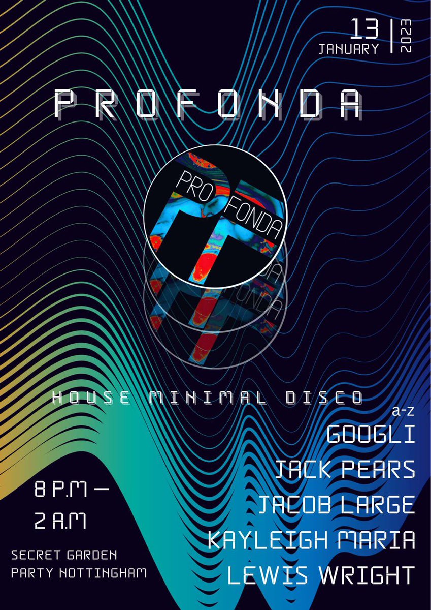 ProfondaUK's tweet photo. Not long until we return to Nottingham, get yourself there! Ticket link in bio 🕺🏼💃🏻 https://t.co/qmIFSlM0Io