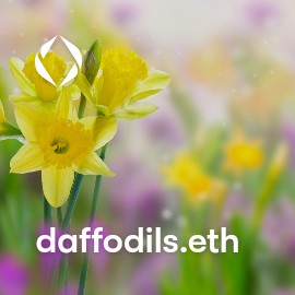 Deal of the Week!

daffodils.eth for 0.075E

By <a href="/d4domain/">DarkMind.eth | eTourist.eth</a>