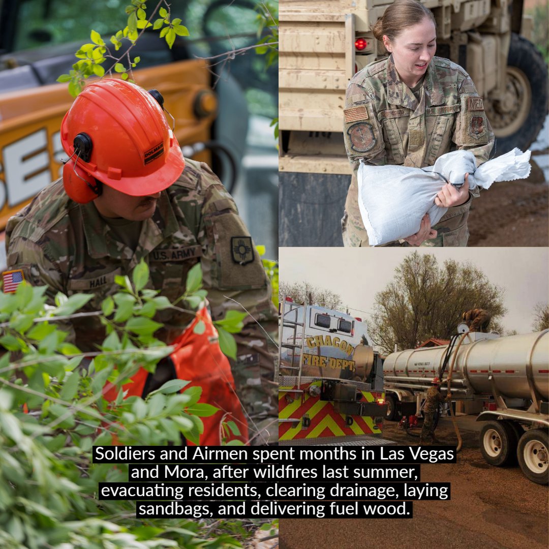 NMNationalGuard's tweet photo. Soldiers and Airmen spent thousands of hours serving our communities, state, and nation last year. It's time to take a look back at some of our most popular, and proudest, moments of 2022! https://t.co/kJjbmYD0Tw