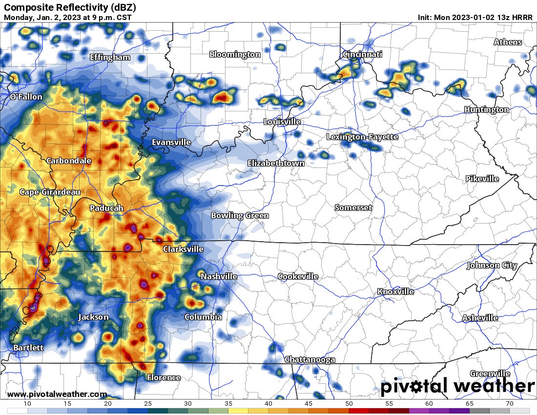 NashSevereWx on Twitter "Three rounds of storms are possible between