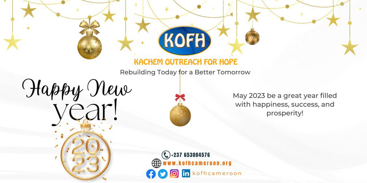 nepegcameroon's tweet photo. Happy new year from KOFH Cameroon to you and yours ✨ https://t.co/n1dQYhpmAQ