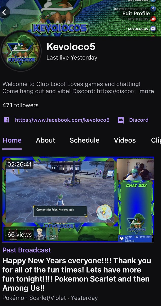 Kevo_loco5's tweet photo. So blessed that in 9 months that I started streaming, I didn’t think I would get this far. I was only short 29 followers of my goal before the new year, but still, I’m damn proud of what I’ve done! #twitchstreamer #TwitchRecap2022 #TwitchAffliate #StrangeSquad #ClubLoco https://t.co/eTsEZu5fy3