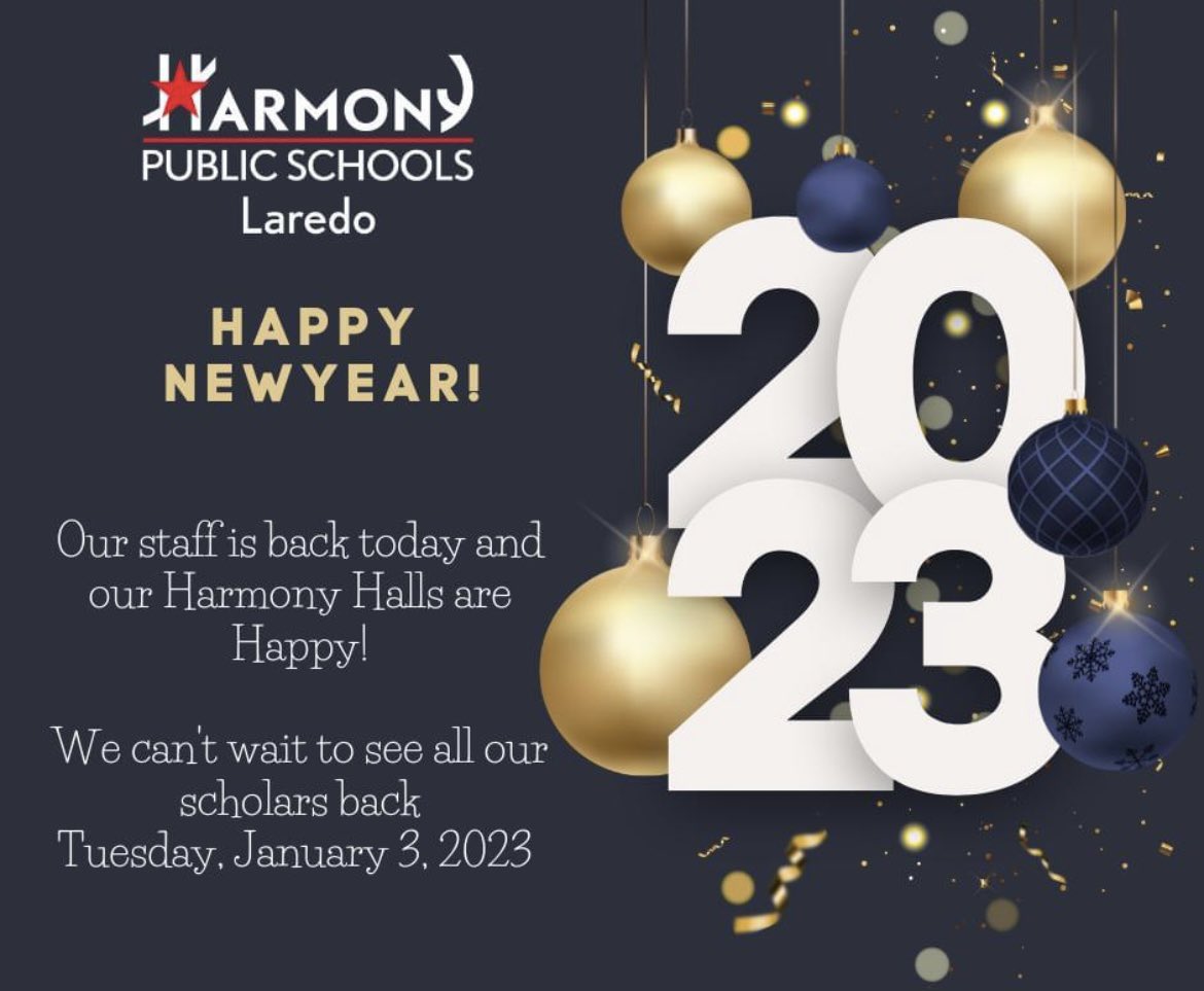We hope your new year is off to a great start! Scholars return to campus Tuesday, January 3, 2023