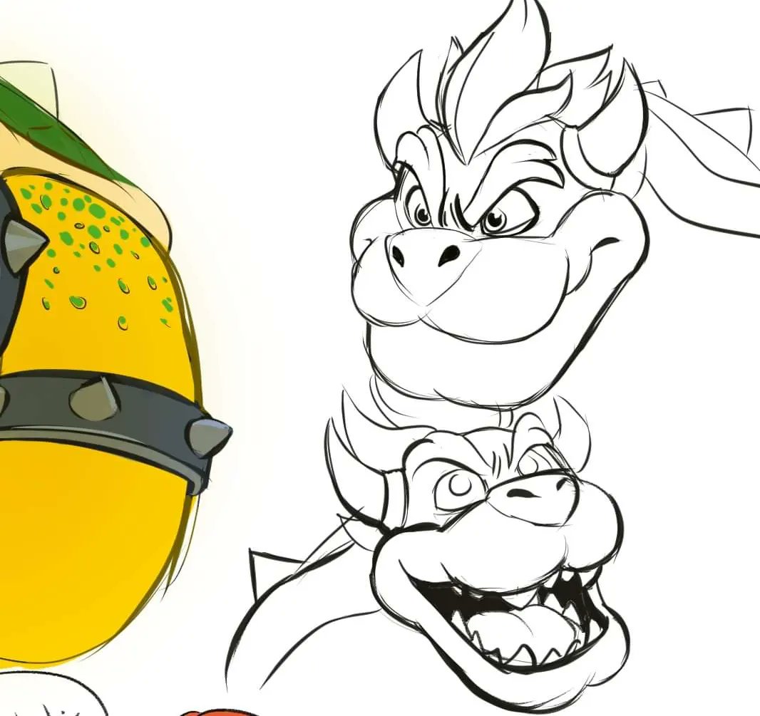 weevmo's tweet photo. If Junior isn't in the movie I'm going to flip a table #MarioMovie #bowser #mario https://t.co/ynOf6hI1oc