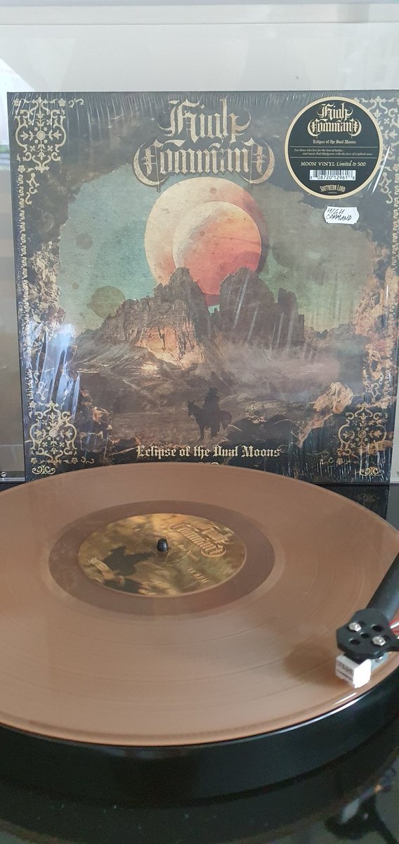 bigeuzi's tweet image. Now spinning. #HighCommand #EclipseOfTheDualMoons #ThrashMetal #vinylcollection
