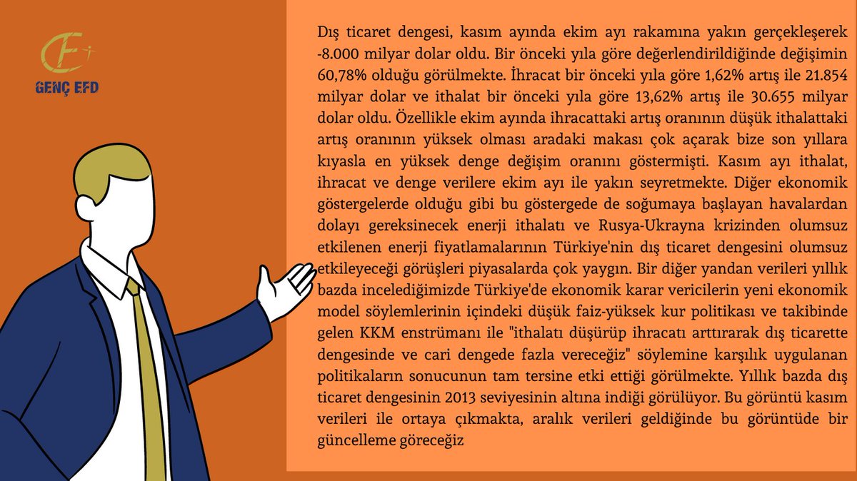 Türkiye Dış Ticaret Verileri
#türkiye #ekonomi #dışticaret #finans #gencefd