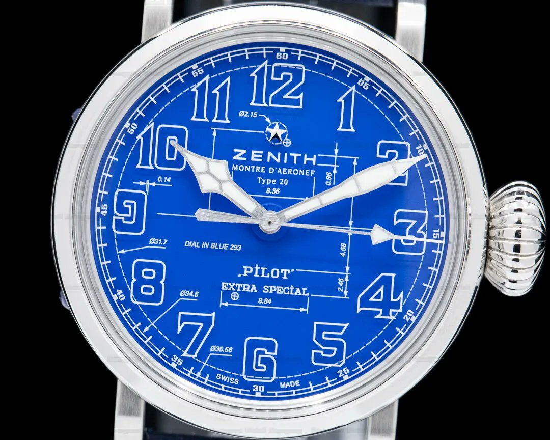 EuropeanWatchCo's tweet photo. Zenith Pilot Type 20 "Blueprint Edition" Limited. https://t.co/wSu0auIQ25
#Zenith
#PilotType20
#Horology
#Zenith03243567951I012 https://t.co/abtjwtiD8q
