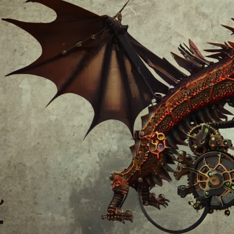 CREAIT_OFFICIAL's tweet image. Colorful steampunk mechanical dragon with intricate details, 4k resolution, hyper-realism, octane render, lighting #steampunk #mechanical_dragon #4k_resolution #hyper-realism #octane_render #lighting #aiart #aigeneratedart
