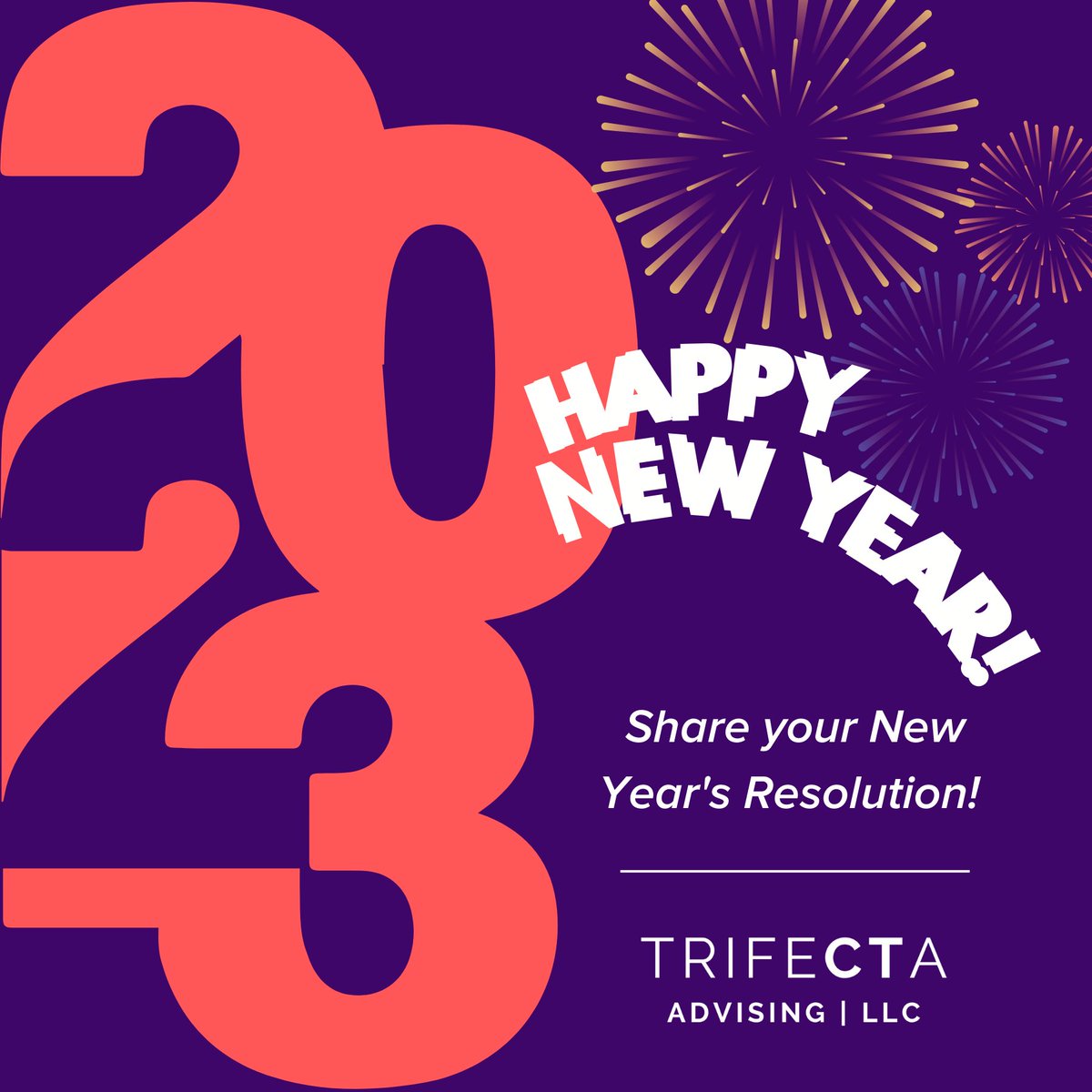 TrifectaAdvise's tweet photo. It is now officially the new year.

Bring on 2023!

What are your New Year’s resolutions? Share them in the comments! 

#NewYear #HelloJanuary #Hello2023 #NonprofitSuccess https://t.co/MBqI8kAmNu