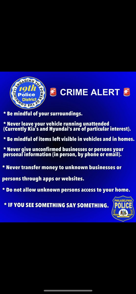 Crime alert: