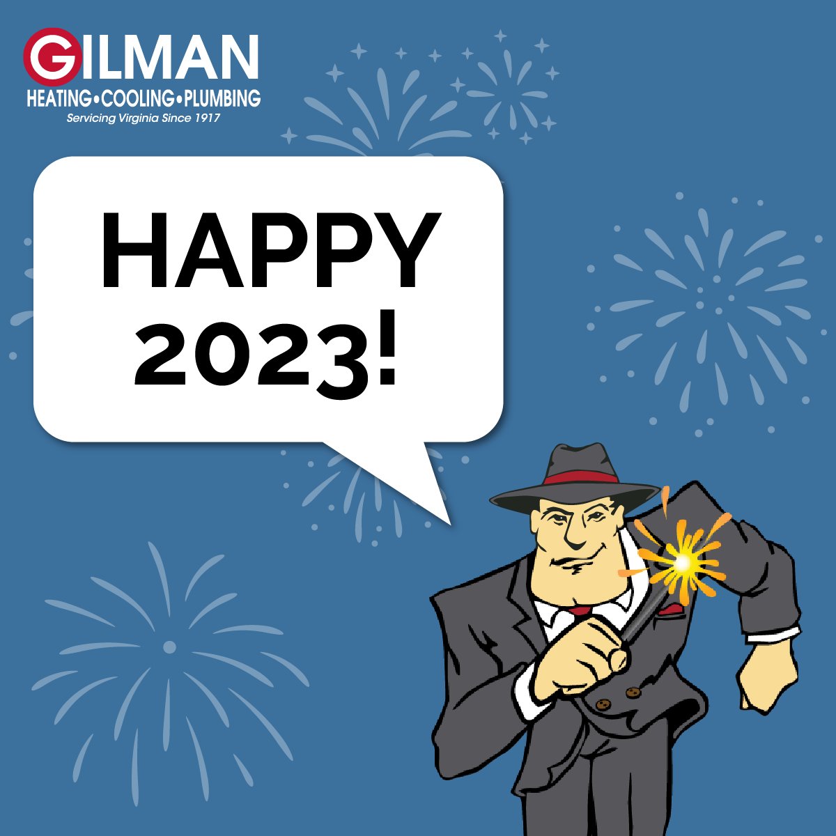 GilmanHVACPlum's tweet photo. Happy New Year, everyone! We hope you have a fun weekend, and look forward to 2023 with you all! https://t.co/SkHHa0z1js