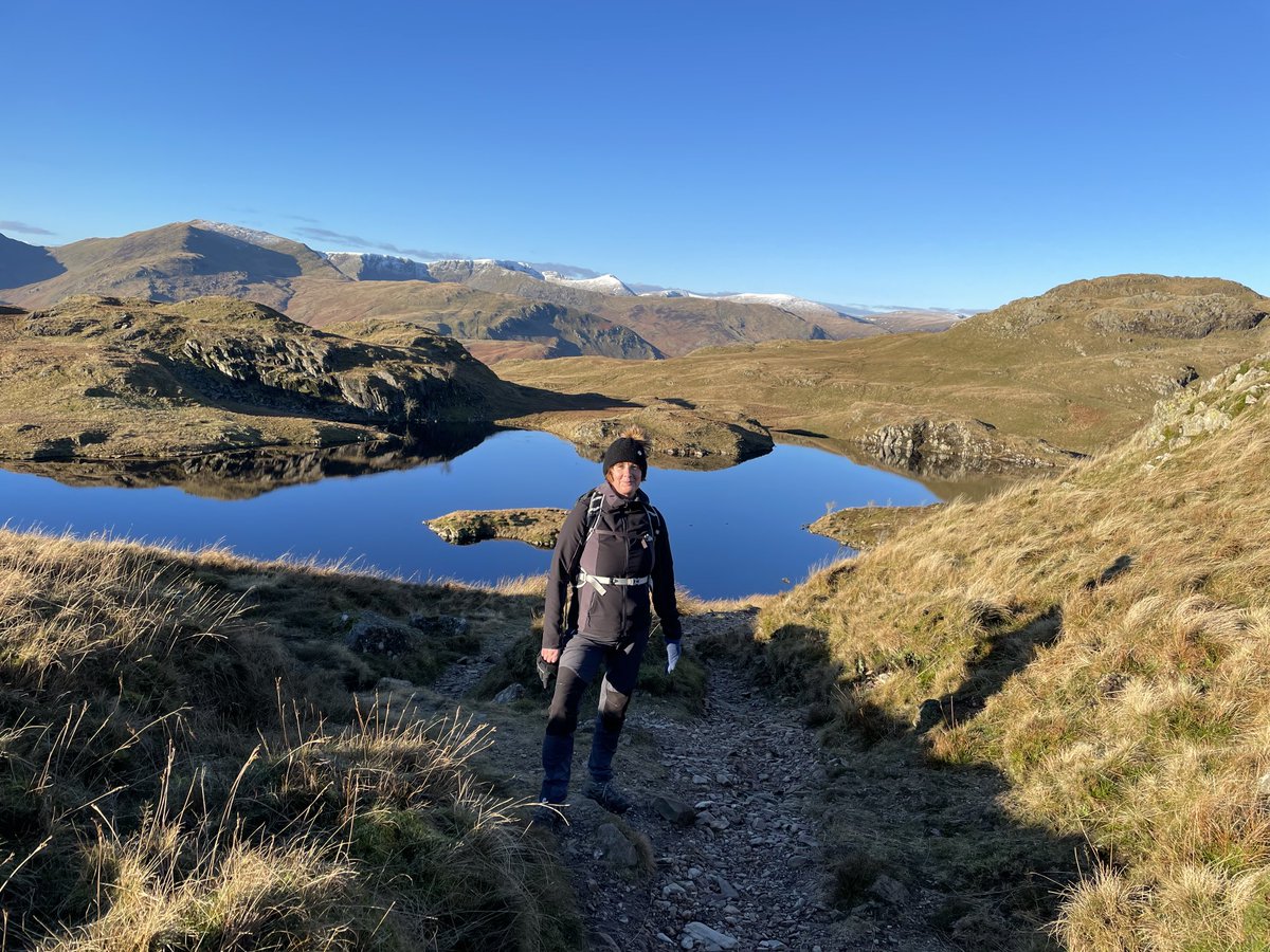 woundwitch63's tweet photo. Glorious new year walk AND IT WAS SUNNY! Lovely way to end my festive break! Back to work tomorrow! #AngleTarn #LakeDistrict #TongueCottage https://t.co/W4ueuEhdQT