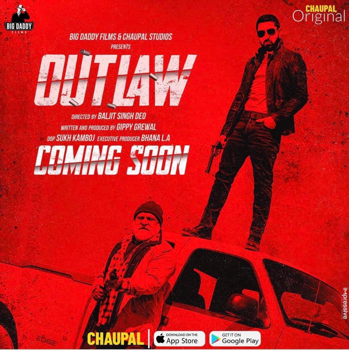 “OUTLAW” Written by Gippy Grewal Bai & Directed By @bal_deo Bhaaji. Its My Carrier’s First Webseries Ever Going to Release On @chaupaltv Soon. So Glad sharing Screen with Big Names Of Film Industry. ਧੰਨਵਾਦ ਬਾਈ @gippygrewal 🙏🏻❤️
