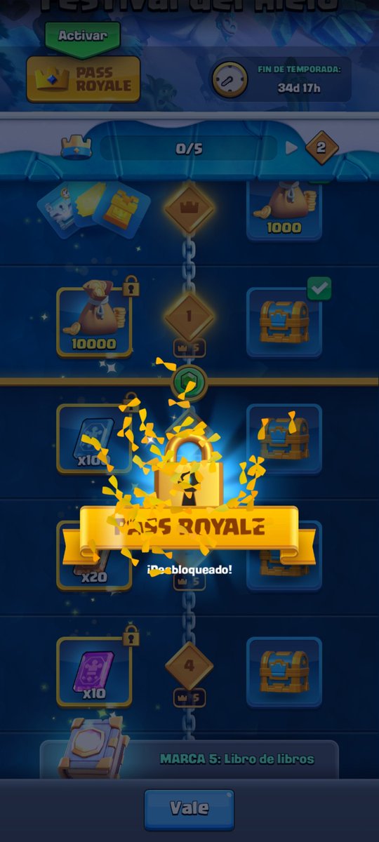 Otro mes mas con el mejor codigo, muchas gracias <a href="/TeamLunaticCR/">Team Lunatic</a> por el pass por la guerra. A seguir luchando💪💪
