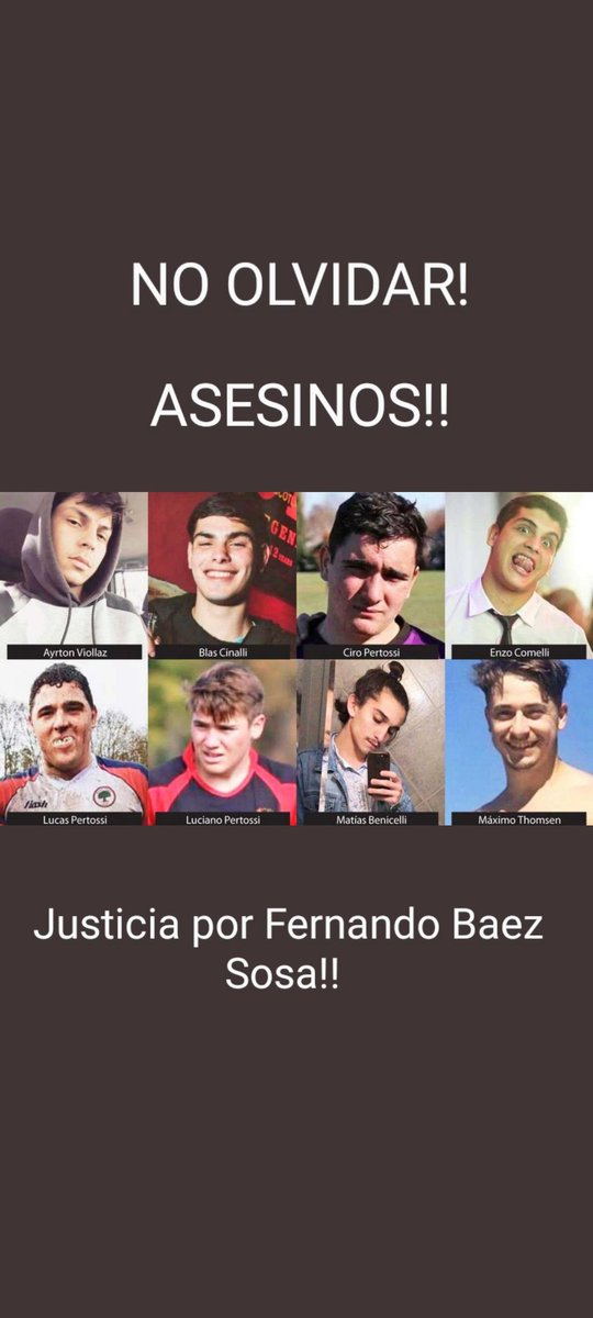 Lore_gal's tweet photo. #JusticiaPorFernandoBaezSosa https://t.co/mYUpVOvDjP