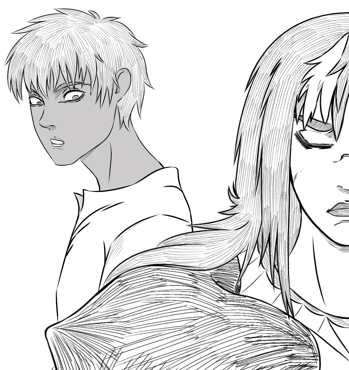 BasedLEDA's tweet photo. Male Casca (Elaine phase) https://t.co/zZjnzPzVT2