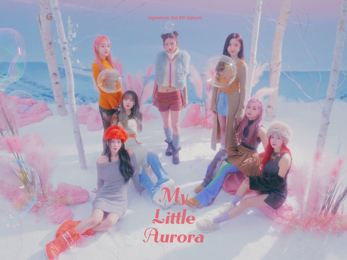 Get to know the 7 member girl group cignature before they make their comeback on January 17th, 2023!! A very detailed and helpful thread!!!

CIGNATURE IS COMING
MY LITTLE AURORA
#MYLITTLEAURORA #시그니처 #cignature #cignatureiscoming