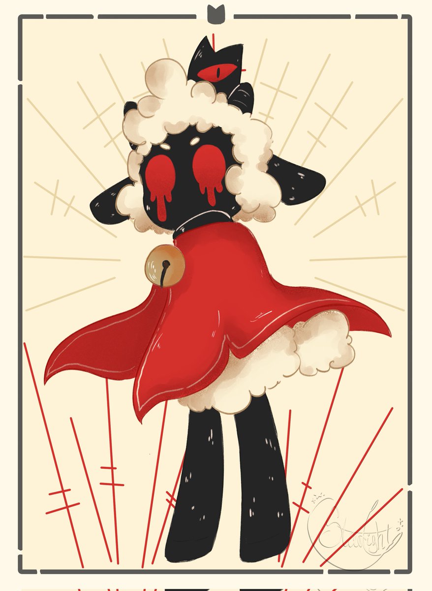 tsuki_dany's tweet photo. -THE DEVIL-
#CultoftheLamb #cultofthelambfanart https://t.co/n2WO81bLc1