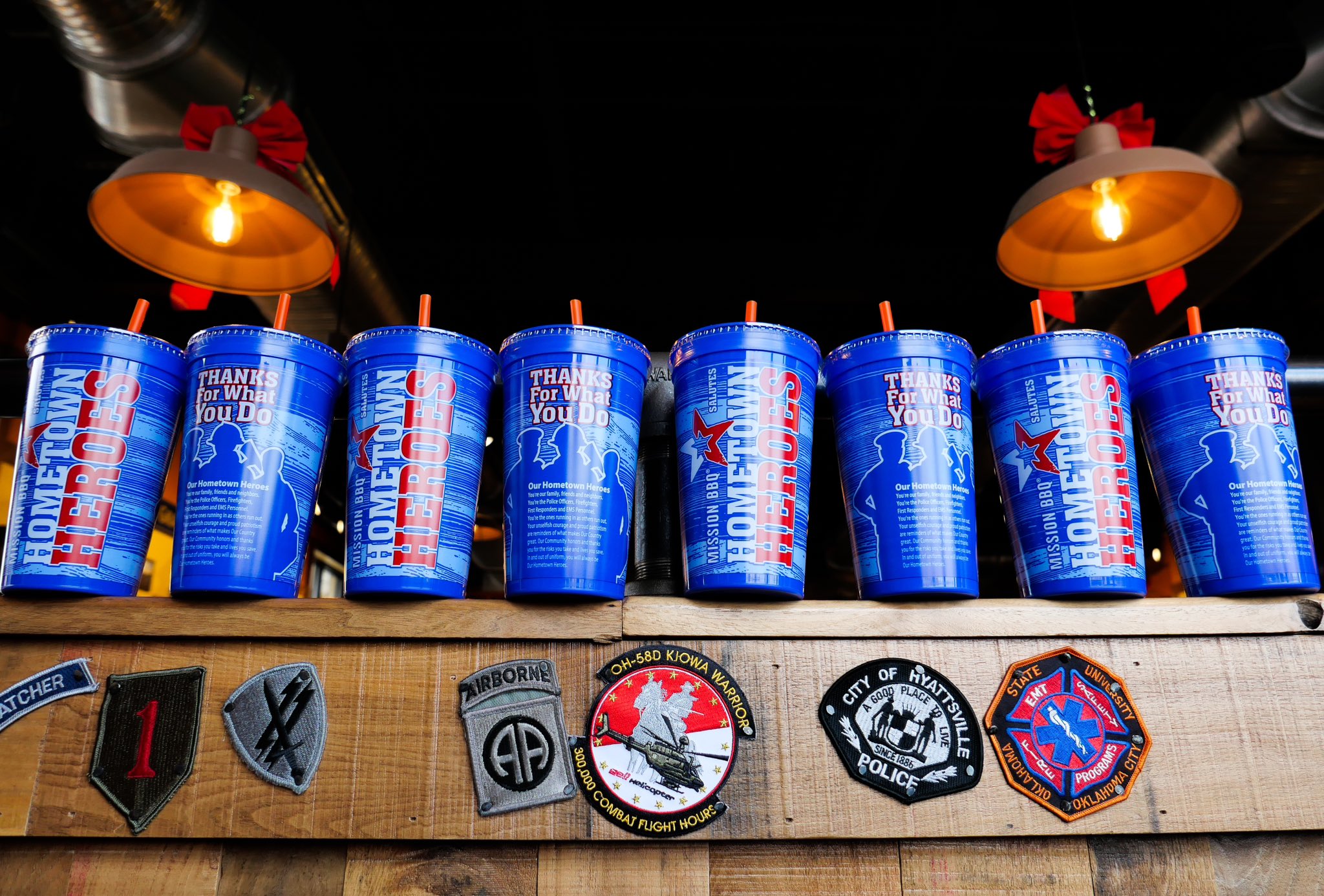 MISSION BBQ on Twitter "Thank your hometown heroes one cup at a time. When you buy a Hometown