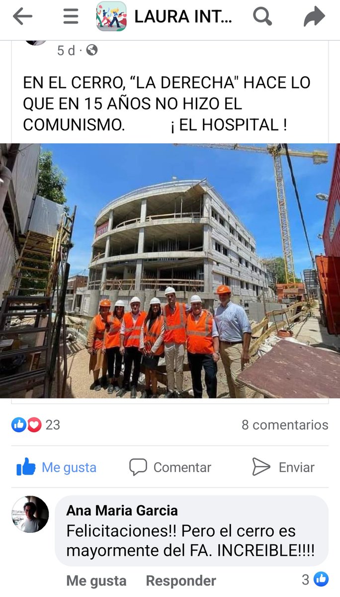 hugomdelgado59's tweet photo. Cerro, Cerro : el gobierno se acordó de vos y tu gente !!!
Para otro fué más importante el ANTEL Arena !!! https://t.co/7fC93PCZd0