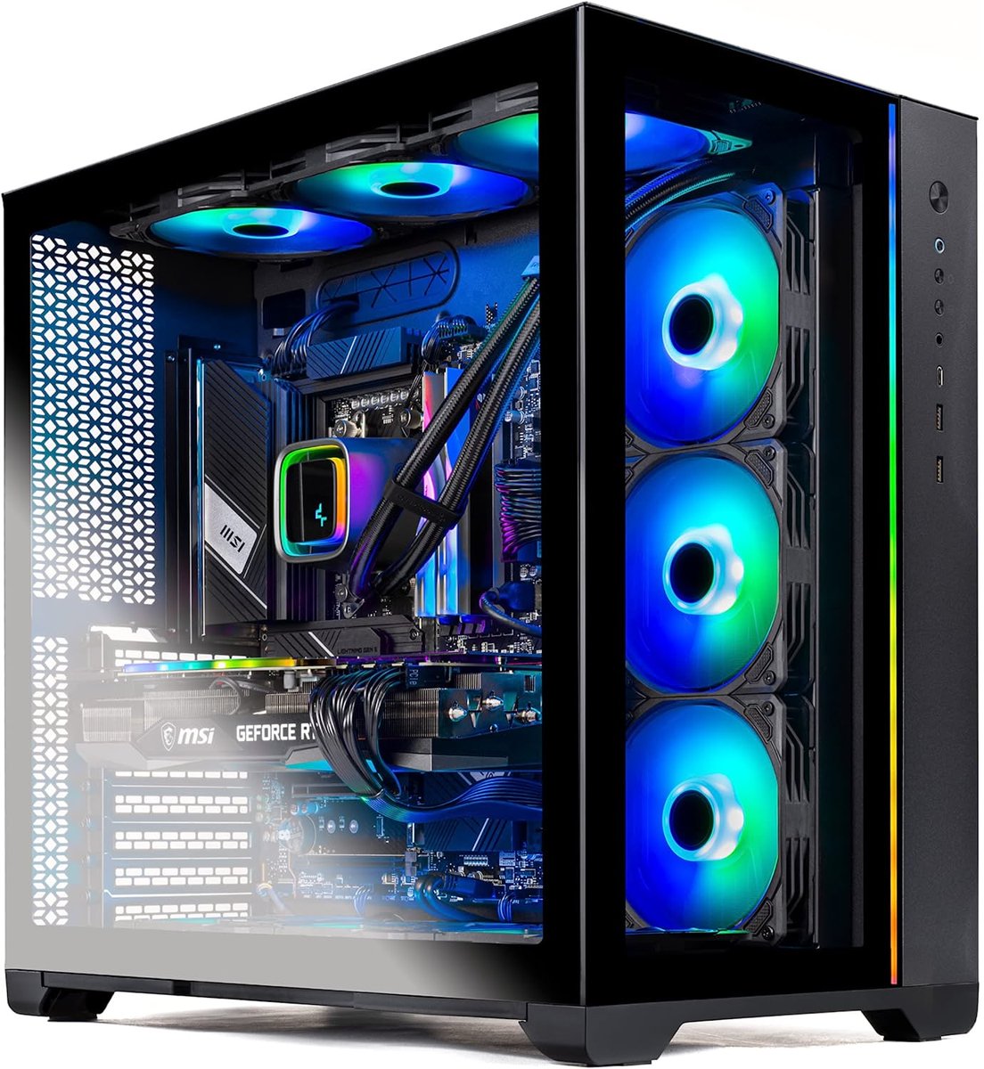 HelpMeFindDeals's tweet image. Today's #RTX3090 Gaming PC amzn.to/3r5fmq1

Skytech Prism II Gaming PC Desktop, AMD Ryzen 9 7900X 4.7 GHz, RTX 3090, 1TB NVME Gen4 SSD, 32G DDR5 RGB, 1000W Gold PSU, 360mm AIO, AC Wi-Fi, Windows 11 Home, for $2999.99

#Ad #Skytech #gamingpc #gaming #NewYearSale