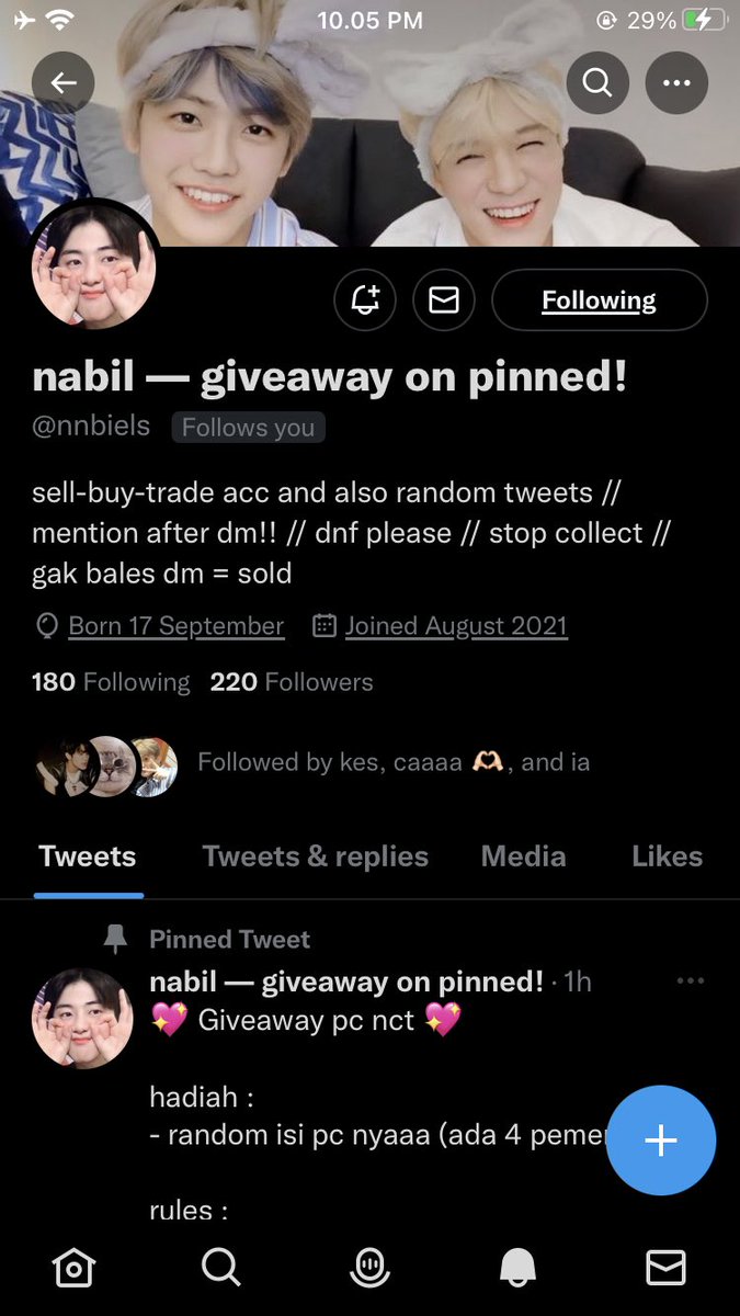 onyours__inta's tweet photo. @nnbiels @carisabcd done all rules kaa!! semogga di 2023 nie ak bisa masuk univ yg ak maw dan semoga ak bahagiaa, kakak jangan lupa bahagia ya ka sarangeo🫰🏻!! wish me luck💐💐 https://t.co/uISudNhpUD