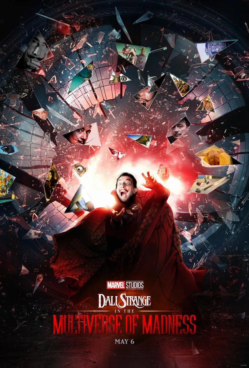 Mix_it_Up_corp's tweet photo. #marvel #cinema #comics #art #fun #photoshop #photo #movie #fanart #film #MCU #hero #legend #mix #remix #dali #photoshopart #DoctorStrange2 #crazy #SalvadorDali https://t.co/CAGsRAO5Nk
